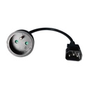 Adapter Cable - C14 to Schuko connector